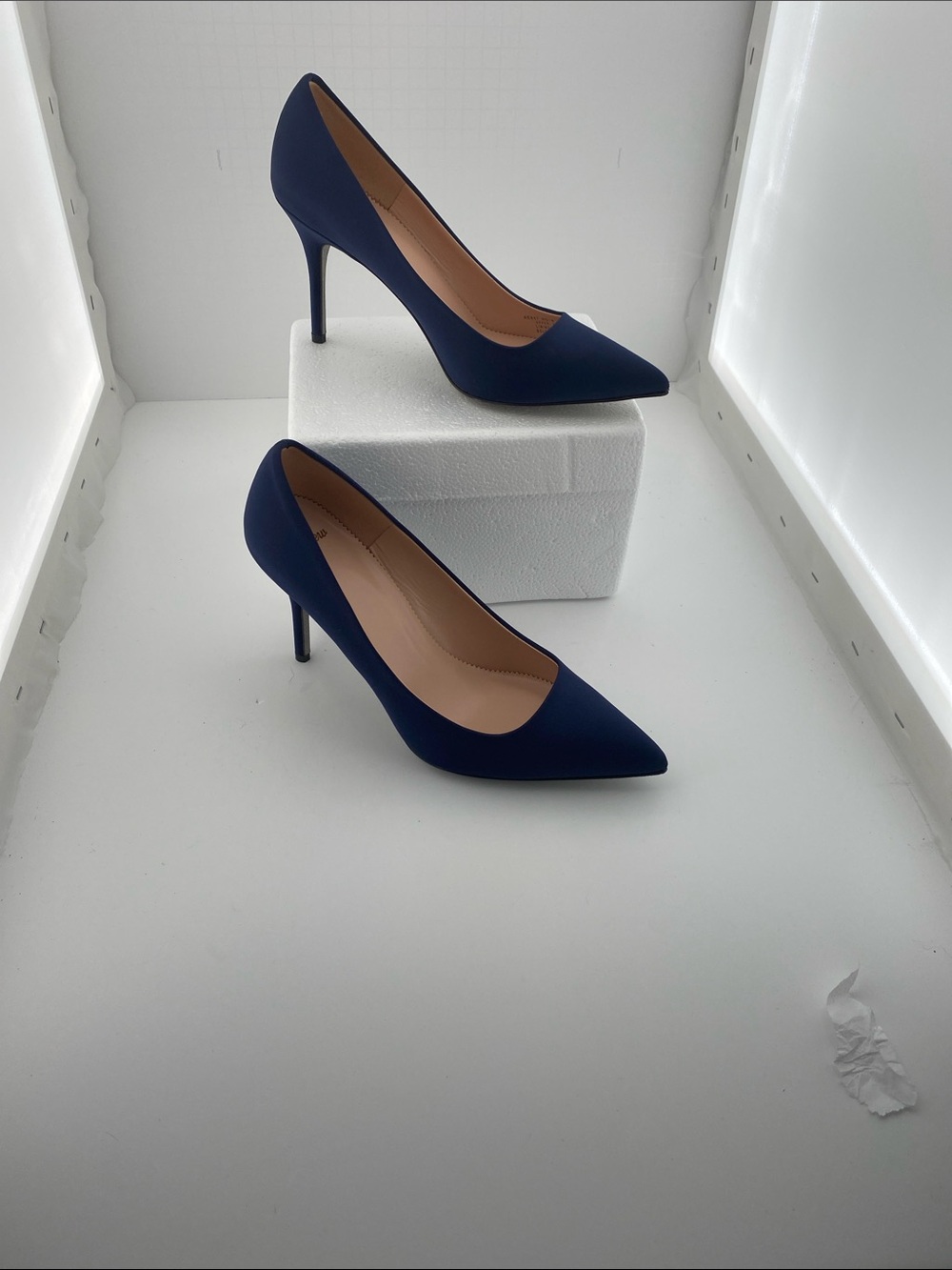 J. Crew Navy Pointed-Toe Stiletto Pumps